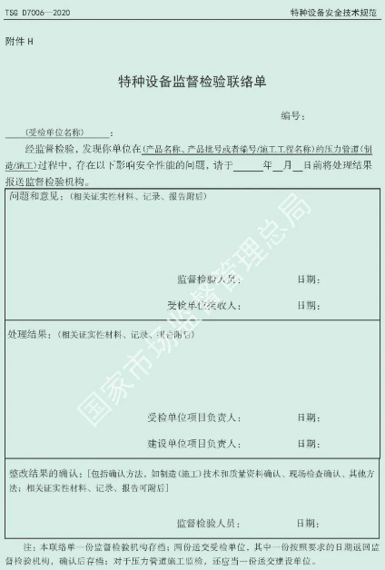 壓縮機行業標準能效：最新TSG D7006-2020《壓力管道監督檢驗規則》發布