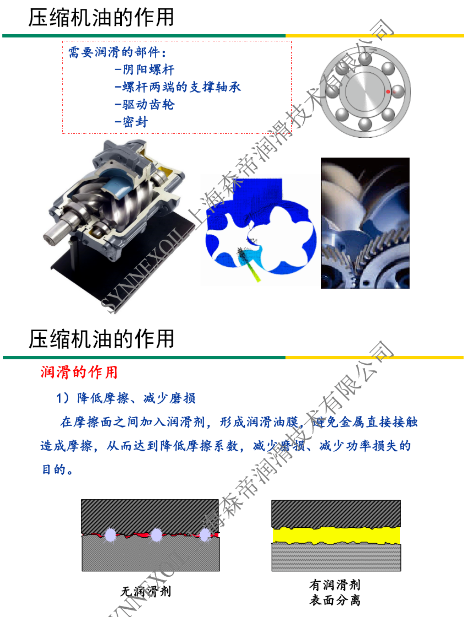 選用森帝壓縮機油，保障壓縮機設備