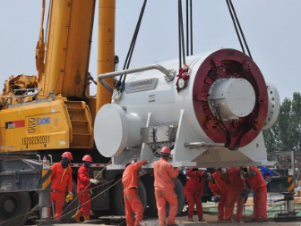 中俄東線永清聯絡壓氣站壓縮機組具備安裝條件