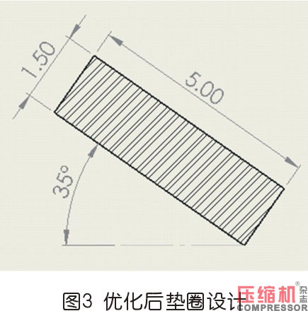 往復式壓縮機氣缸氣閥墊圈優(yōu)化設計